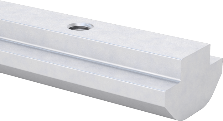 T-Yivli Çerçeveleme için Kılavuz Ray Montajı, 1-1/2" ve 40 mm Genişliğinde T-Yivli Ray için, 340 mm Uzunluk