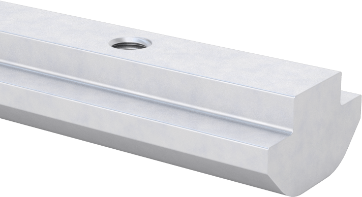 T-Yivli Çerçeveleme için Kılavuz Ray Montajı, 1-1/2" ve 40 mm Genişliğinde T-Yivli Ray için, 820 mm Uzunluk