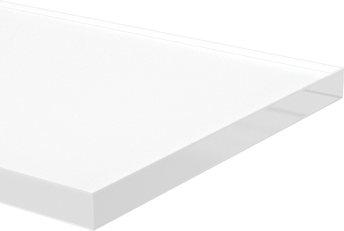 Şeffaf Darbeye Dayanıklı Polikarbonat Çubuk, 1-1/2“ Genişlik x 0,118” Kalınlık