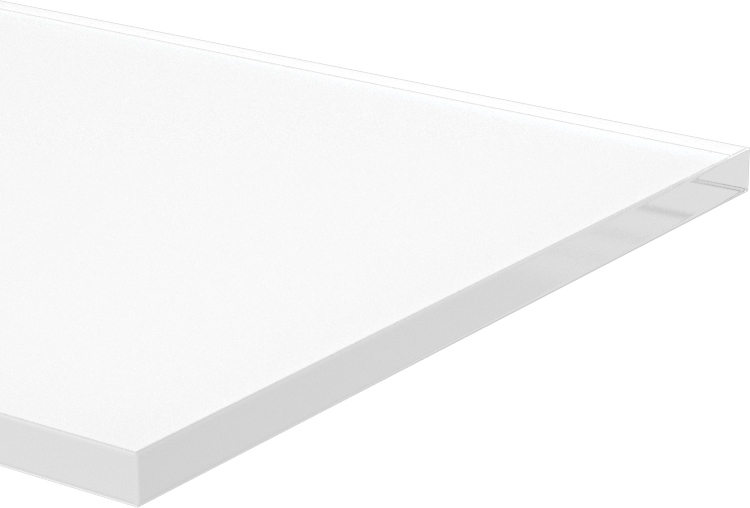 Şeffaf Darbeye Dayanıklı Polikarbonat Çubuk, 2-1/2“ Genişlik x 0,118” Kalınlık