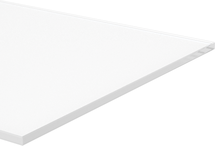 Şeffaf Darbeye Dayanıklı Polikarbonat Çubuk, 2-1/2“ Genişlik x 0,060” Kalınlık