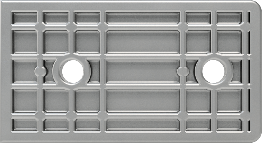 Panel Asma Braketi, 1-1/4" Maksimum Kalınlık için, Krom Kaplı Çinko, 2-3/4" x 1-1/2"