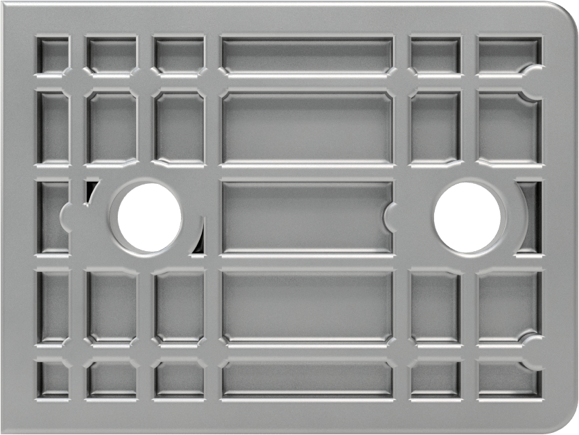 Panel Asma Braketi, 3/4" maksimum kalınlık için, 304 Paslanmaz Çelik, 2" x 1-1/2"