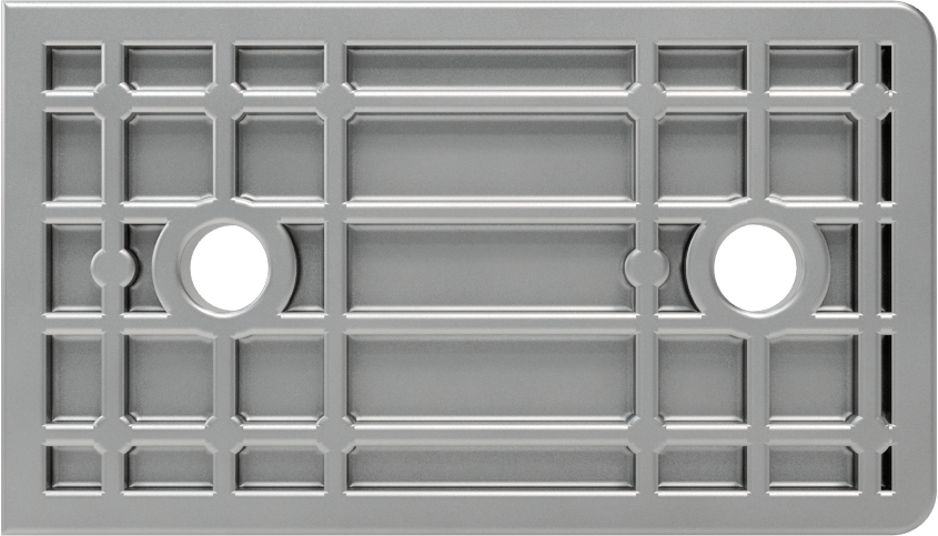 Panel Asma Braketi, 1" Maksimum Kalınlık için, 304 Paslanmaz Çelik, 2-5/8" x 1-1/2"