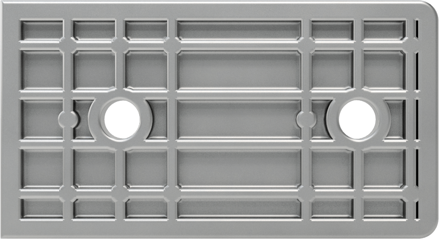 Panel Asma Braketi, 1-1/4" Maksimum Kalınlık için, 304 Paslanmaz Çelik, 2-3/4" x 1-1/2"