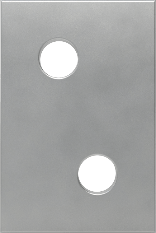 Panel Asma Braketi, 3/4" maksimum kalınlık için, 304 Paslanmaz Çelik, 1" x 1-1/2"