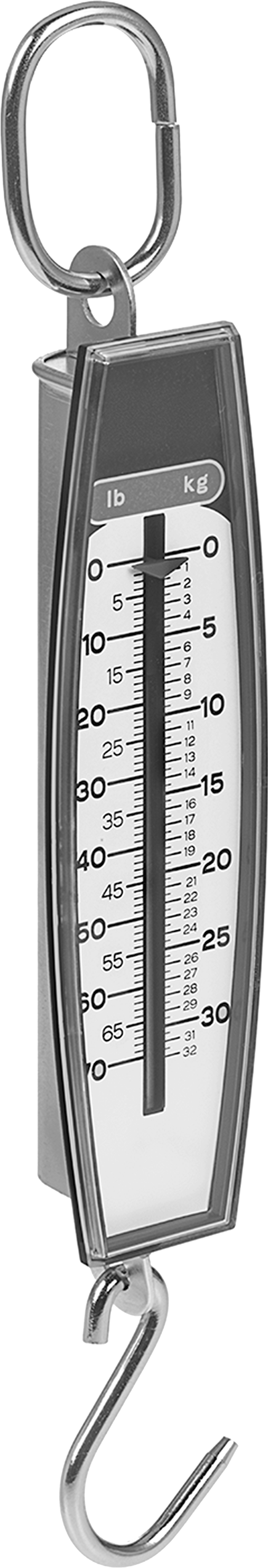 Kadranlı Ekranlı Asma Terazi, Çelik Muhafaza, 70 lb./32 Kilogram Kapasite