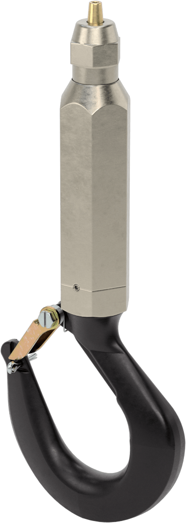 Döner Kancalı Uçlu Tıpa Kilitli Tel Halat Bağlantı Parçası, Kaldırma için, Çinko Kaplı Çelik, 1/4" Halat Çapı için