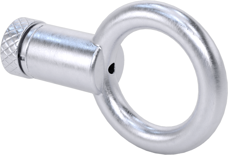 Göz Ucu Geçişli Tel Halat Ucu Bağlantı Parçası, Kaldırma Amaçlı Değildir, 3/32“ ila 1/8” halat çapı için