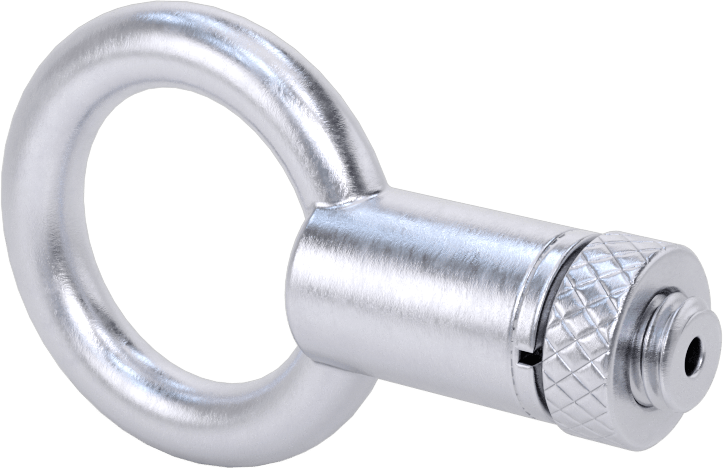 Göz Ucu Geçişli Tel Halat Ucu Bağlantı Parçası, Kaldırma Amaçlı Değildir, 3/32“ ila 1/8” halat çapı için