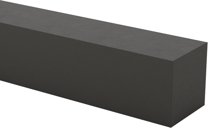 İletken Grafit Çubuk, 1/4“ Kalınlık x 1/4” Genişlik, 3" Uzunluk