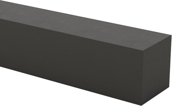 İletken Grafit Çubuk, 1/4“ Kalınlık x 1/4” Genişlik, 6 inç Uzunluk