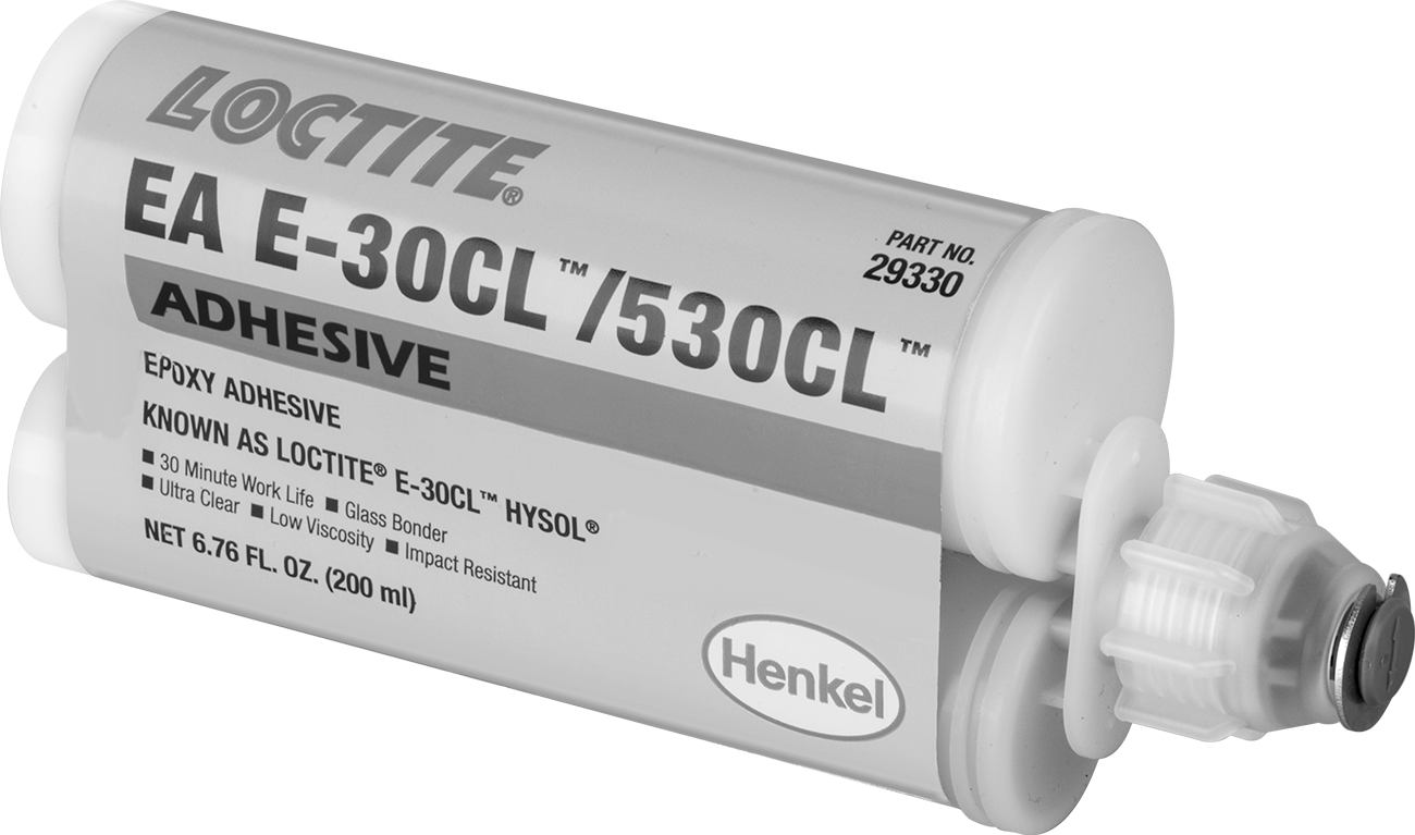Epoksi Yapısal Yapıştırıcı, Şeffaf, Loctite® E-30CL, 6,76 FL. oz. Kartuş
