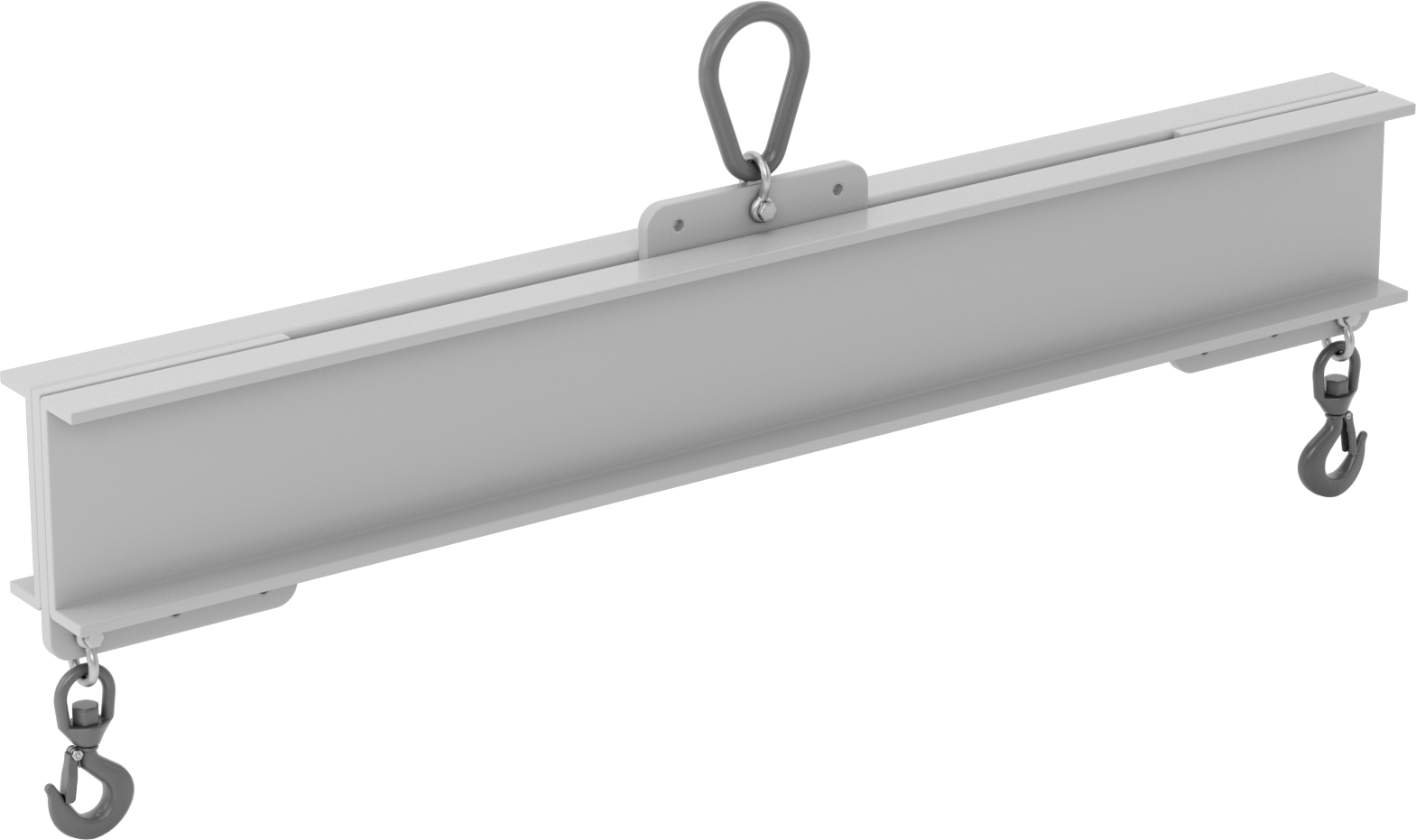 Fiberglas Kaldırma Kirişi, Kilitleme Kancalı, 2000 lbs. Kapasite, 36“-48” Açıklık