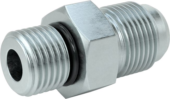 Çelik Boru için 30 Derece Genişletilmiş Bağlantı Parçası, Erkek Adaptör, 1/2“ Boru Dış Çapı x 9/16”-18 Boru için