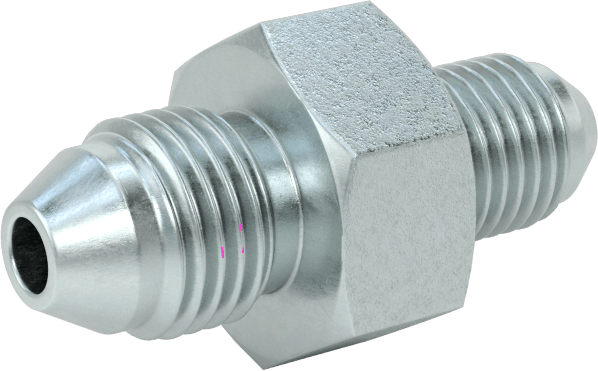 Çelik Boru için 30 Derece Genişletilmiş Bağlantı Parçası, 3/8" Dış Çaplı Boru için Erkek Adaptör, 30 Derece x 37 Derece Tüp