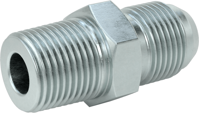 Çelik Boru için 30 Derece Genişletilmiş Bağlantı Parçası, Erkek Adaptör, 1/2" Boru Dış Çapı x 3/8 BSPT Boru için