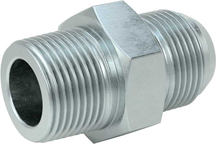 Çelik Boru için 30 Derece Genişletilmiş Bağlantı Parçası, Erkek Adaptör, 7/8" boru dış çapı x 3/4 BSPT boru için
