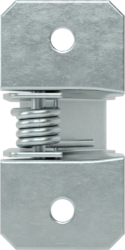 Çinko Kaplı Çelik Yaylı Klipsli Alet Tutucu, 5/8“ ila 7/8” Parça Çapı için