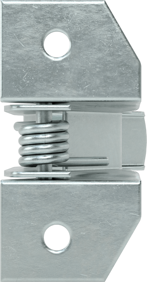 Çinko Kaplı Çelik Yaylı Klipsli Alet Tutucu, 9/16“ ila 1-1/2” Parça Çapı için