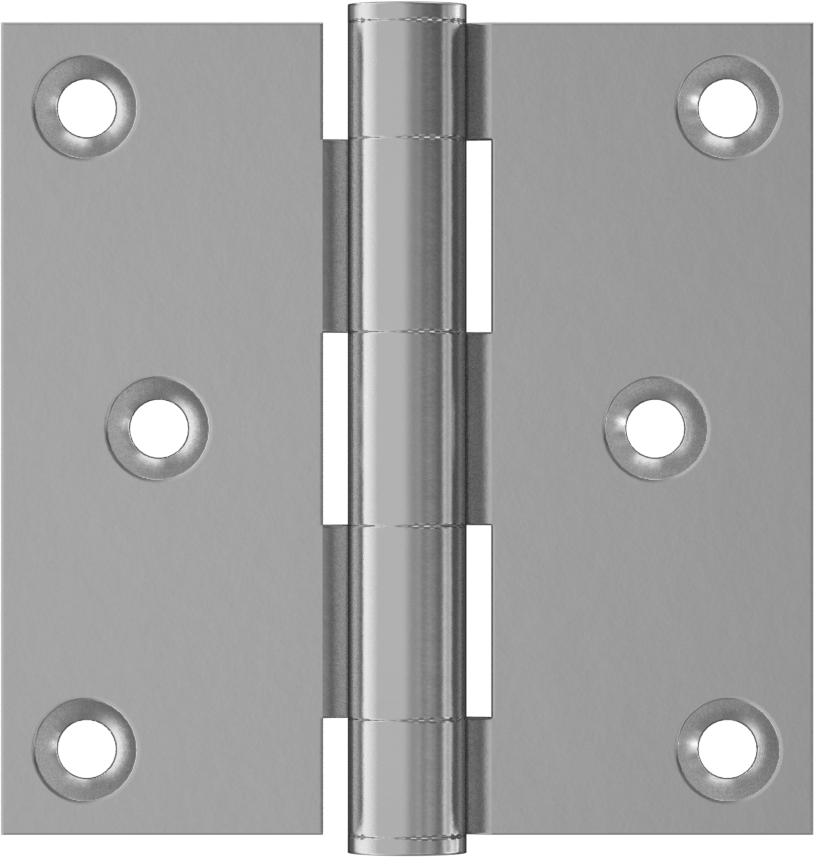 Gömme Montajlı Giriş Kapısı Şablonu Menteşesi, 304 Paslanmaz Çelik, 3“ x 1-1/2” Kapı Kanadı
