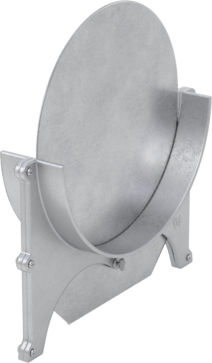 Galvanizli Çelik Kayanlı Kolay Kurulumlu Patlama Kapısı, Kanal Boyutu 14, 16-1/2“ Genişlik x 23-1/2” Toplam Yükseklik