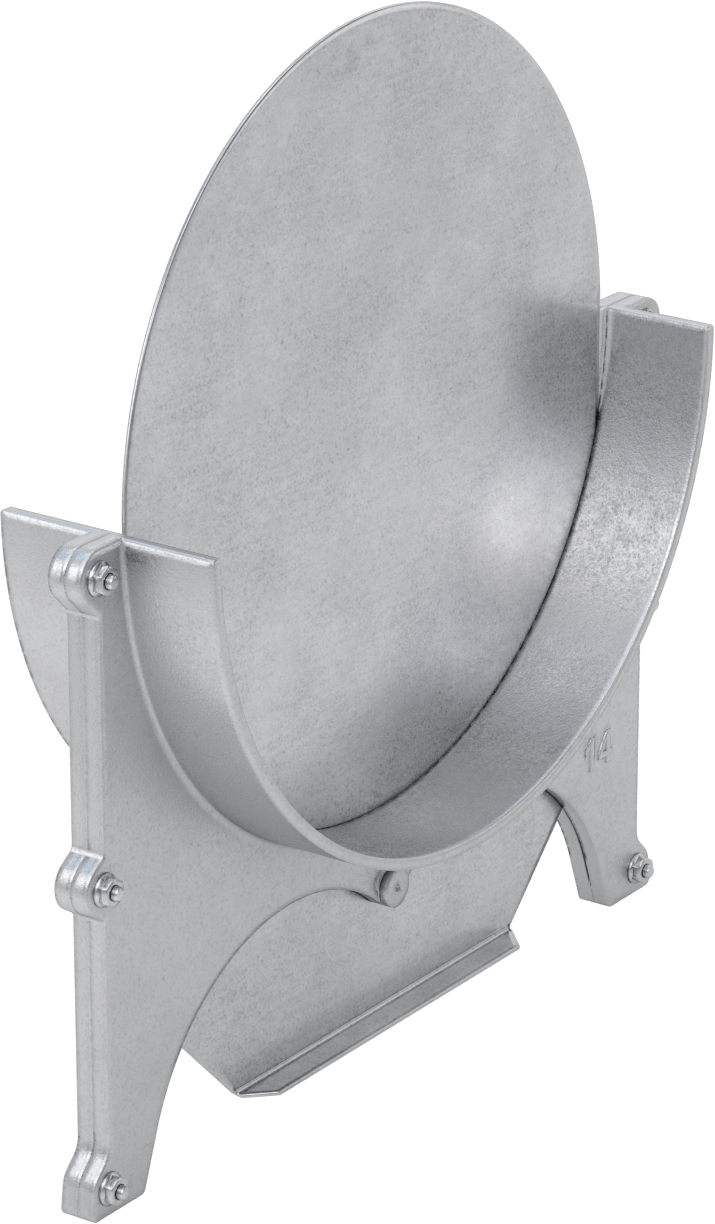 Galvanizli Çelik Kayanlı Kolay Kurulumlu Patlama Kapısı, Kanal Boyutu 14, 16-1/2“ Genişlik x 23-1/2” Toplam Yükseklik