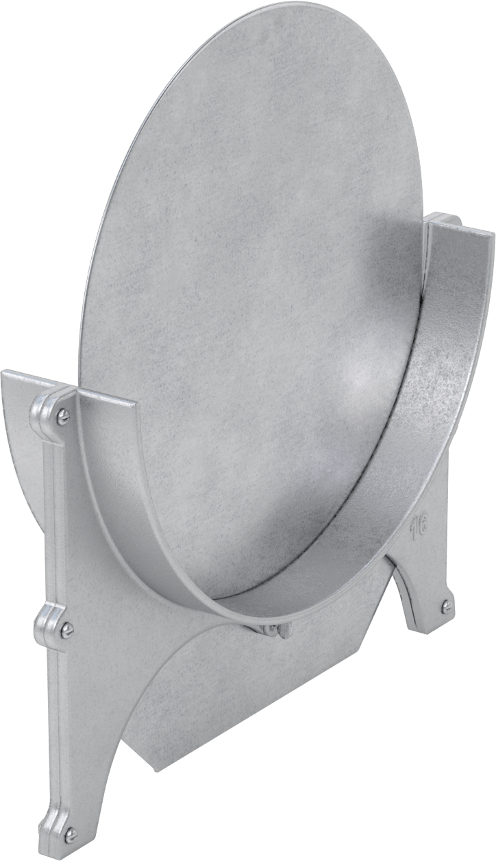 Galvanizli Çelik Kayanlı Kolay Kurulumlu Patlama Kapısı, Kanal Boyutu 16, 18-5/8“ Genişlik x 27” Toplam Yükseklik