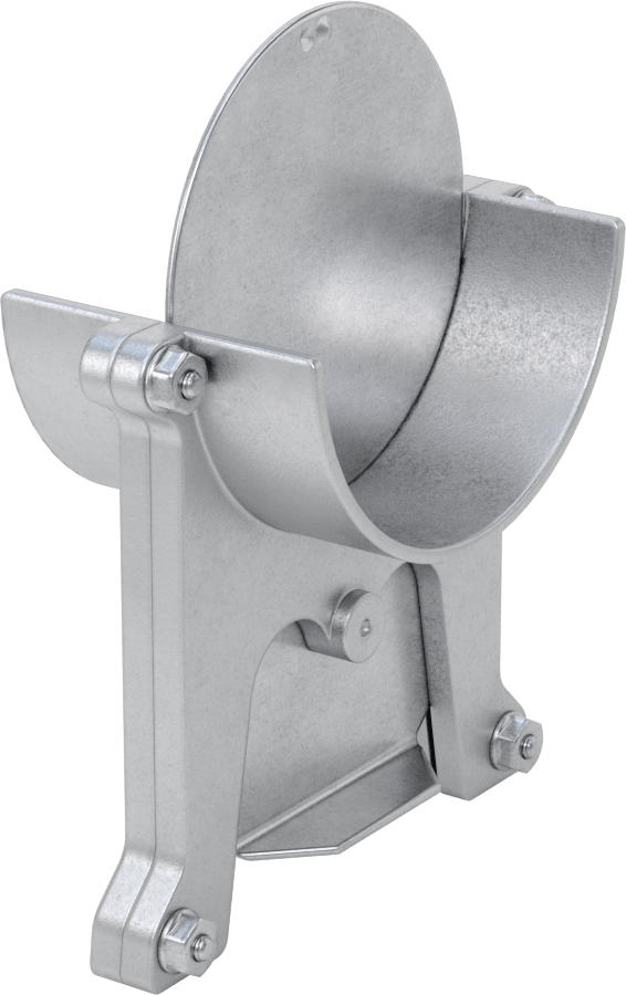 Galvanizli Çelik Kayanlı Kolay Kurulumlu Patlama Kapısı, Kanal Boyutu 3-1/2, 4-5/8“ Genişlik x 7” Toplam Yükseklik