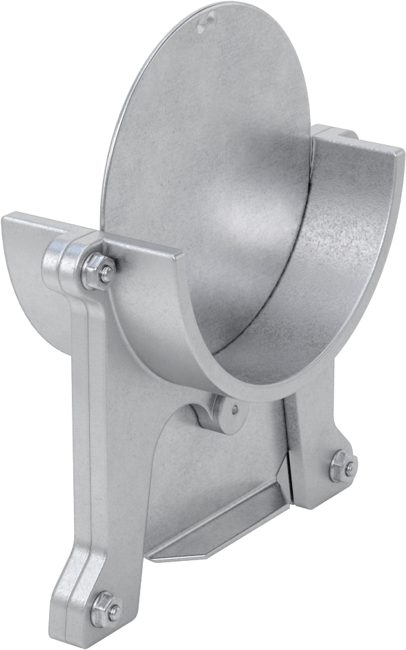 Galvanizli Çelik Kayanlı Kolay Kurulumlu Patlama Kapısı, Kanal Boyutu 4-1/2, 6“ Genişlik x 8” Toplam Yükseklik