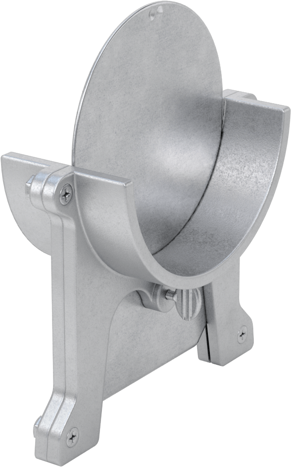 Galvanizli Çelik Kayanlı Kolay Kurulumlu Patlama Kapısı, Kanal Boyutu 4-1/2, 6“ Genişlik x 8” Toplam Yükseklik