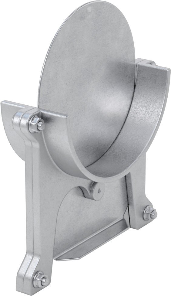 Galvanizli Çelik Kayanlı Kolay Kurulumlu Patlama Kapısı, Kanal Boyutu 5, 6-3/4“ Genişlik x 9” Yükseklik x 2-1/4" Derinlik Toplam