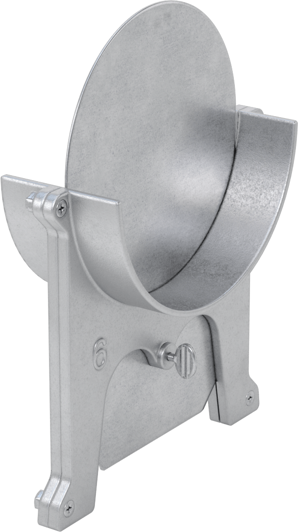 Galvanizli Çelik Kayanlı Kolay Kurulumlu Patlama Kapısı, Kanal Boyutu 6, 7-7/8“ Genişlik x 10-1/2” Yükseklik x 2-3/4" Derinlik Toplam