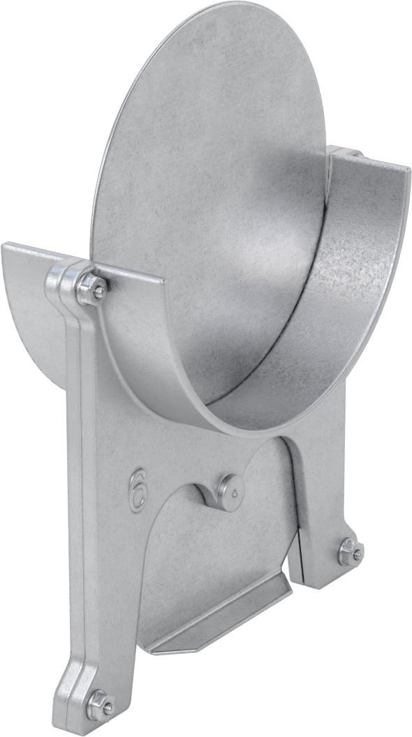 Galvanizli Çelik Kayanlı Kolay Kurulumlu Patlama Kapısı, Kanal Boyutu 6, 7-7/8“ Genişlik x 10-1/2” Yükseklik x 2-3/4" Derinlik Toplam