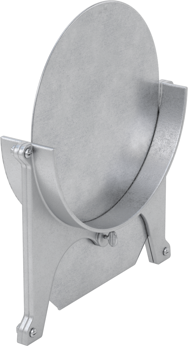 Galvanizli Çelik Kayanlı Kolay Kurulumlu Patlama Kapısı, Kanal Boyutu 10, 11-1/2“ Genişlik x 17-1/4” Toplam Yükseklik