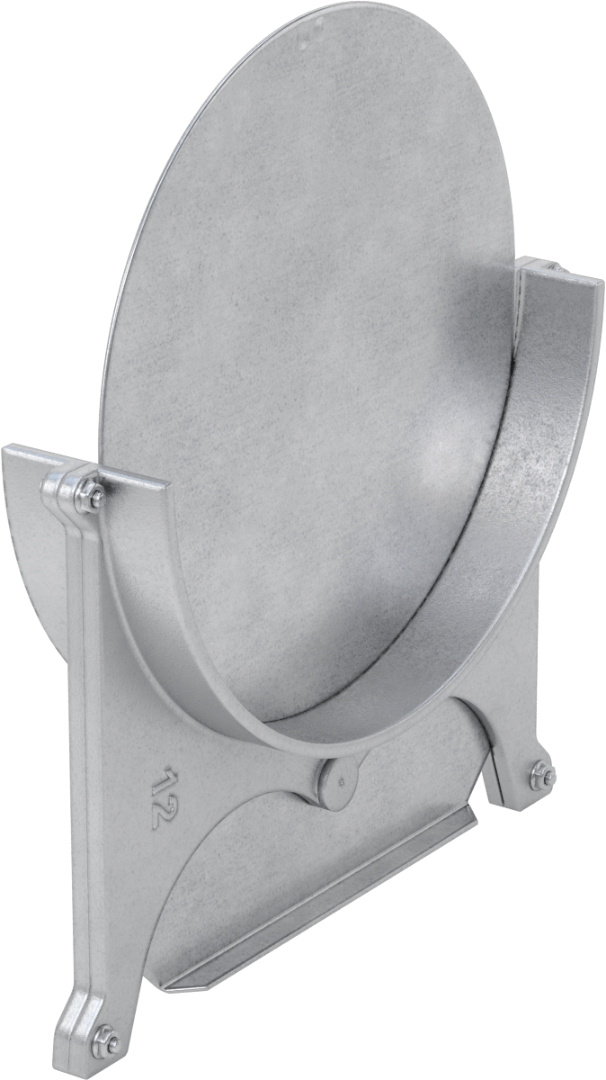 Galvanizli Çelik Kayanlı Kolay Kurulumlu Patlama Kapısı, Kanal Boyutu 12, 13-3/4“ Genişlik x 19-3/4” Yükseklik Toplam