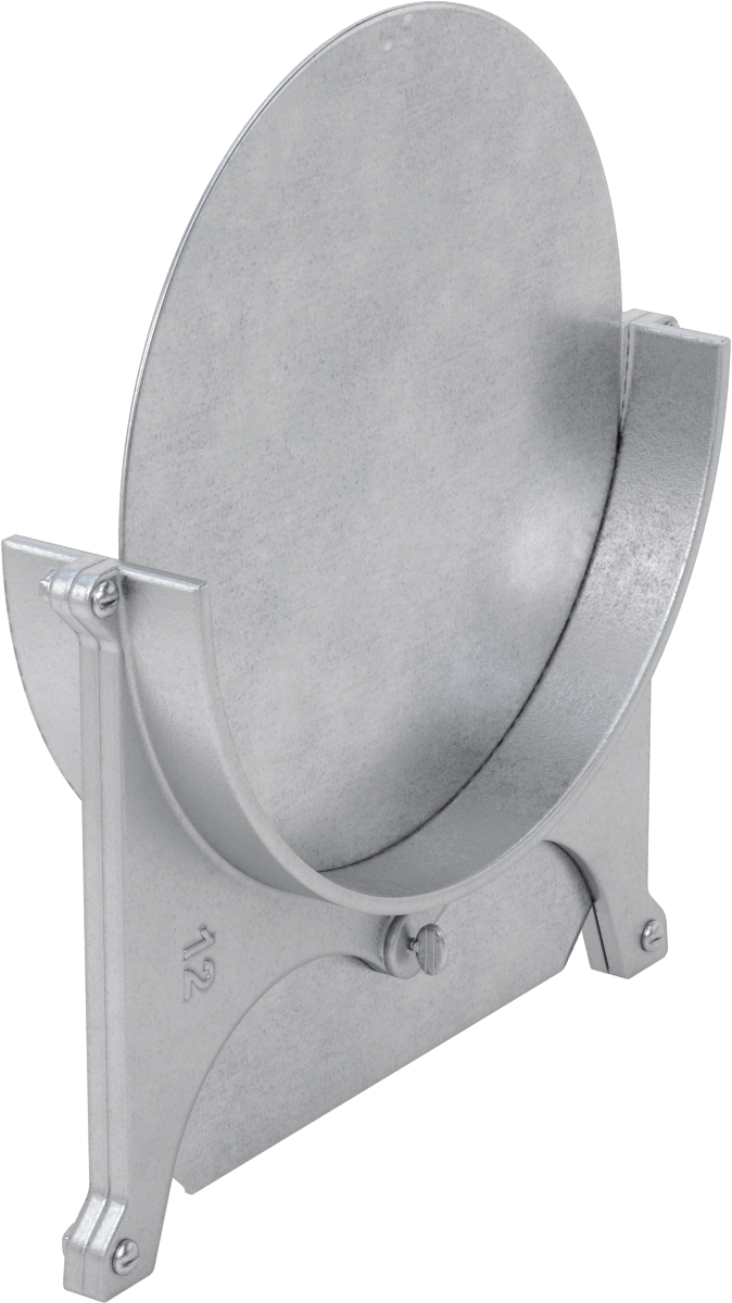 Galvanizli Çelik Kayanlı Kolay Kurulumlu Patlama Kapısı, Kanal Boyutu 12, 13-3/4“ Genişlik x 19-3/4” Yükseklik Toplam