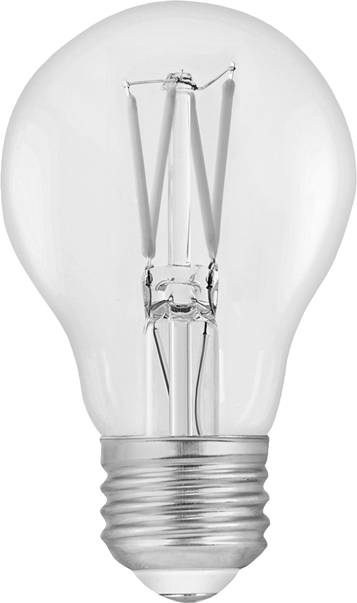 Vidalı Orta Boy Tabanlı Ampul, 60W Eşdeğer Akkor, 2700K, LED, Kısılabilir, Şeffaf
