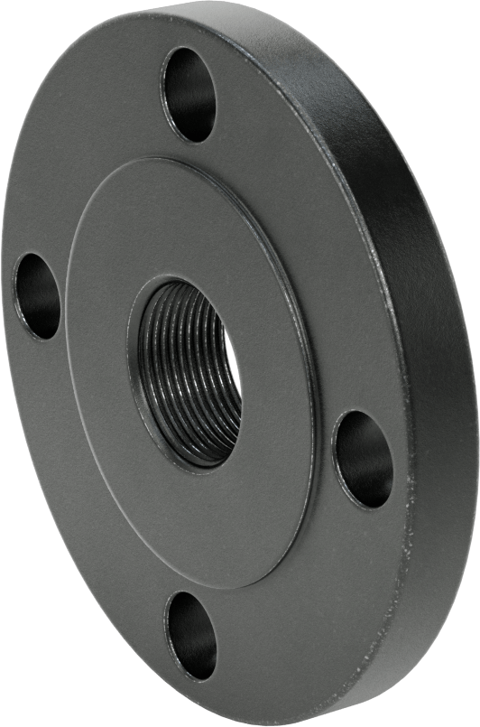 Düşük Basınçlı Çelik Dişli Boru Flanşı, 1-1/4 NPT x 2 Flanşlı Boru Boyutu