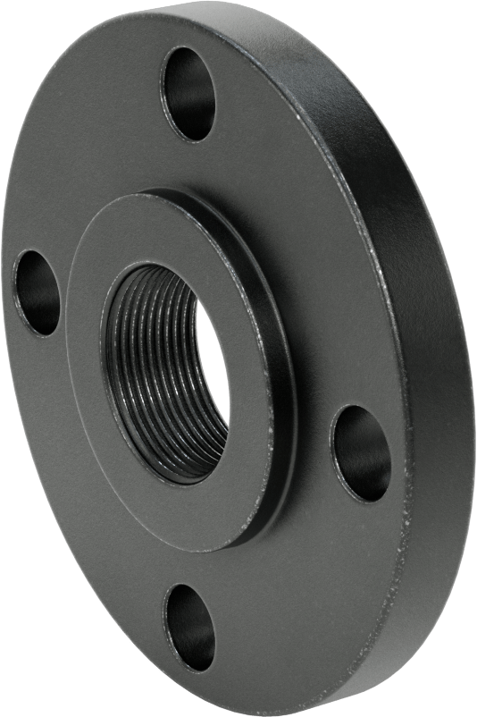 Düşük Basınçlı Çelik Dişli Boru Flanşı, 1-1/2 NPT x 2 Flanş Boru Boyutu