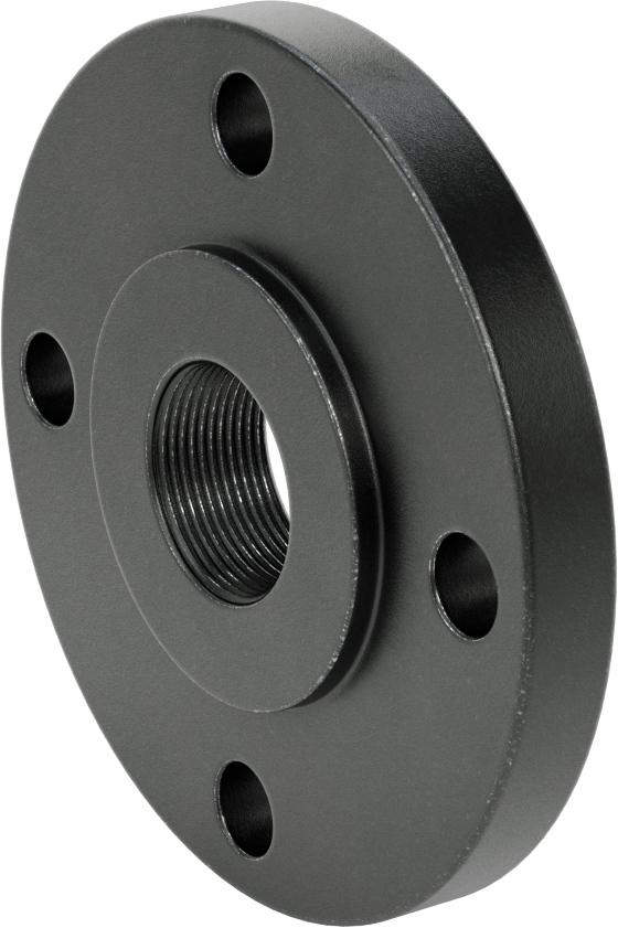 Düşük Basınçlı Çelik Dişli Boru Flanşı, 1-1/2 NPT x 2-1/2 Flanşlı Boru Boyutu