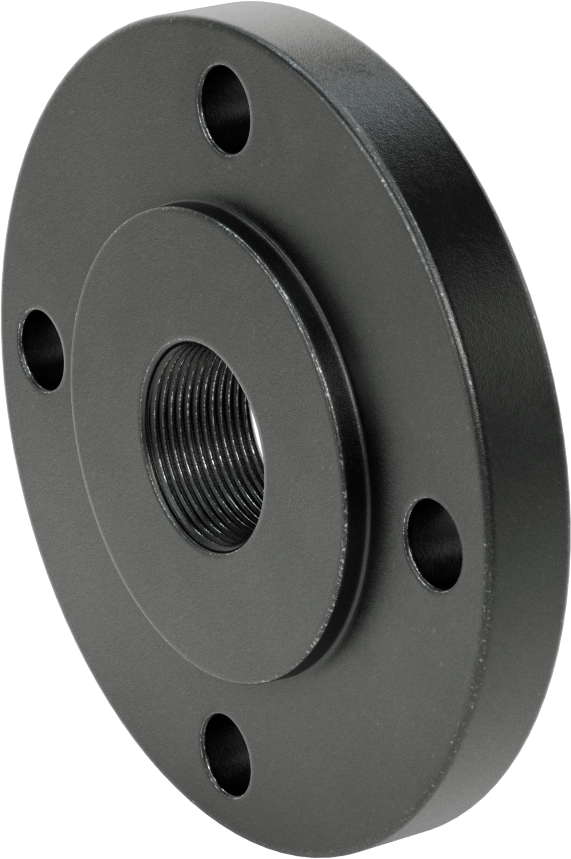 Düşük Basınçlı Çelik Dişli Boru Flanşı, 1-1/2 NPT x 3 Flanşlı Boru Boyutu