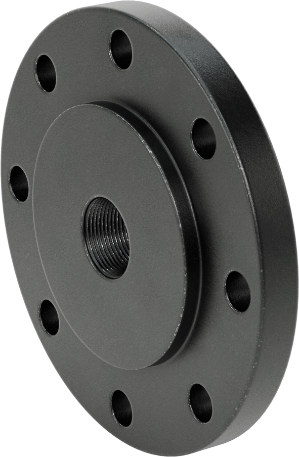 Düşük Basınçlı Çelik Dişli Boru Flanşı, 1-1/4 NPT x 4 Flanşlı Boru Boyutu