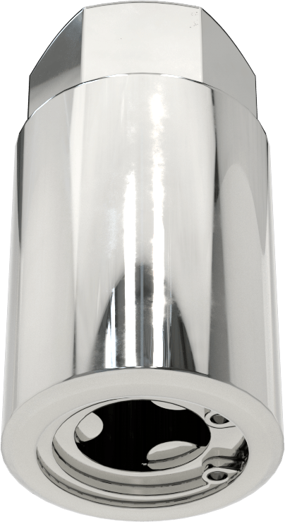 Dişli Çubuk Soketi, 3/8"-24 Diş Boyutu için, 1/2" Kare Tahrik, 2" Toplam Uzunluk
