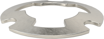 Çentikli Disk Yay, 1/8" Mil Çapı için, 0,0080" Kalınlık