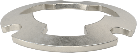 Çentikli Disk Yay, 1/8" Mil Çapı için, 0,0120" Kalınlık
