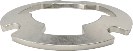 Çentikli Disk Yay, 1/4" Mil Çapı için, 0,0220" Kalınlık