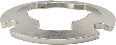 Çentikli Disk Yay, 1/4" Mil Çapı için, 0,0260" Kalınlık