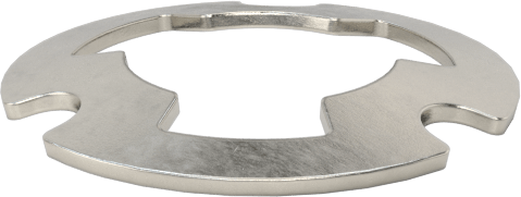 Çentikli Disk Yay, 3/8" Mil Çapı, 0,0260" Kalınlık