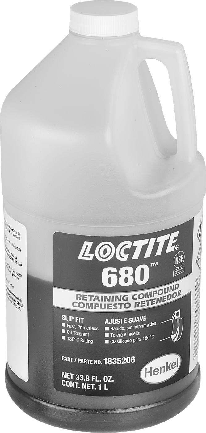 Sabitleme Bileşiği, Yağlı Gevşek Parçalar için, Loctite® 680, 33.8 FL. oz